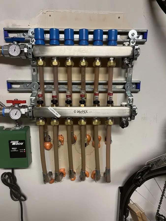 Plumber performing Leak Detection at a residential property in Gun Plain